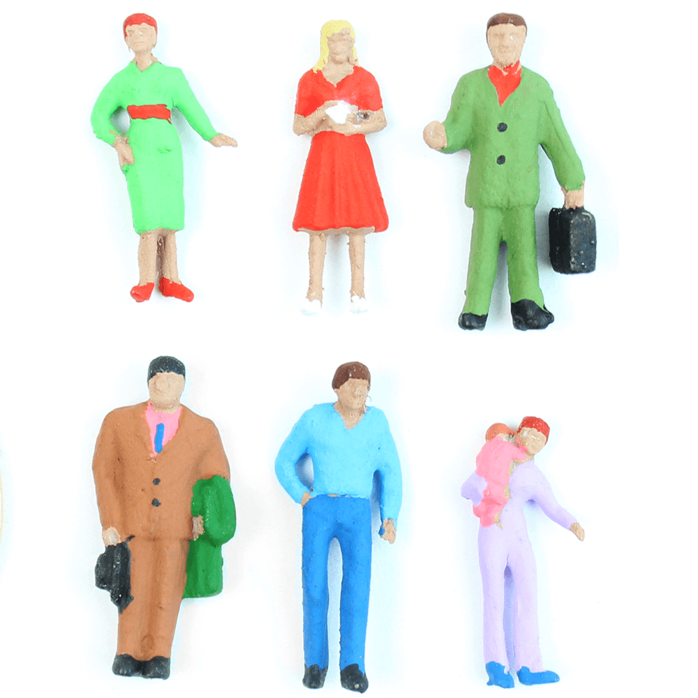 Figuras Para Maquetes 1/100 1606 Minitec 06 Peças